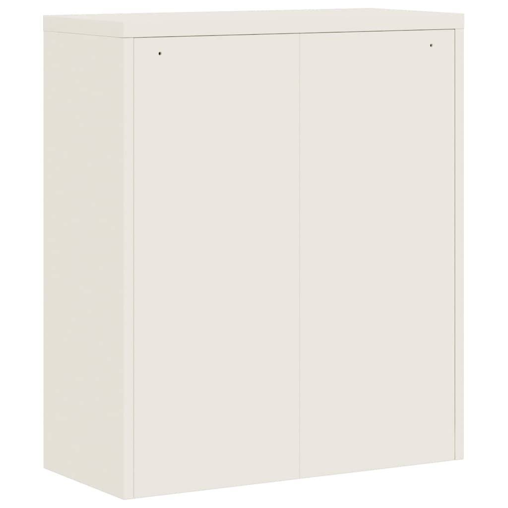 vidaXL Office Cabinet File Cabinet Storage Filing Cabinet with 2 Doors Steel